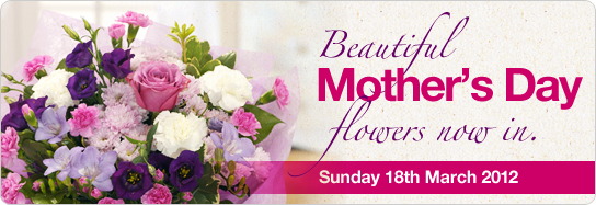 Mother's Day - Sunday 18th March